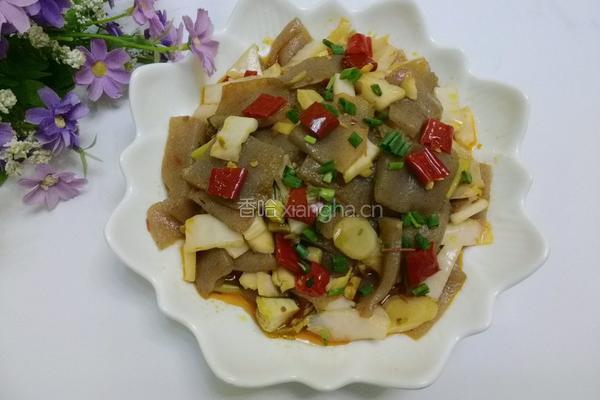 泡菜炒魔芋的做法图解9