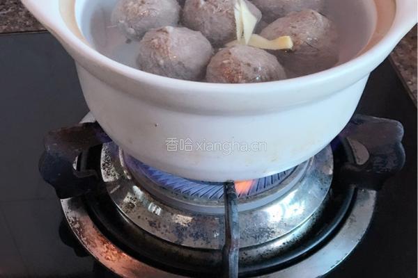 酱爆牛肉丸汤娃娃菜的做法图解4