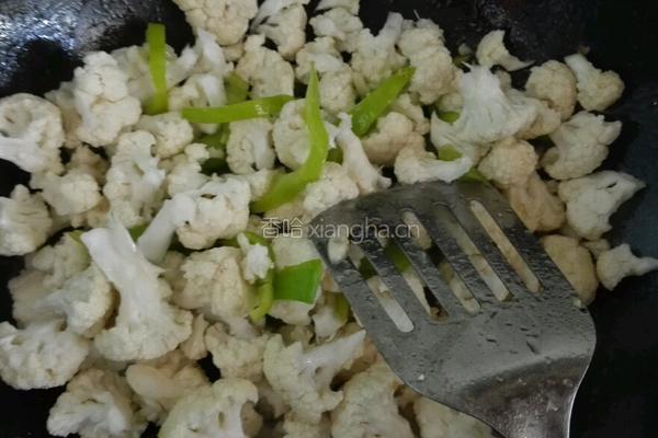 烧烤味的花菜的做法图解4