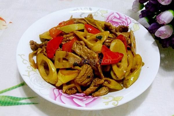 肉炒笋片的做法图解11