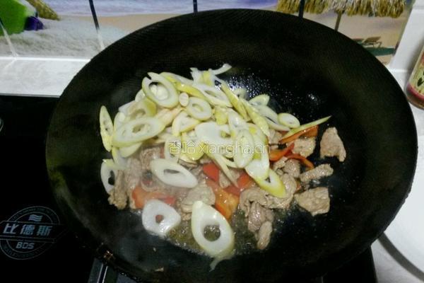 肉炒笋片的做法图解7