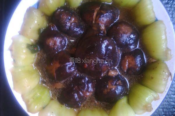 香菇油菜的做法图解5