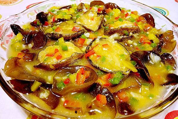 浇汁云耳托鲍鱼的做法图解19