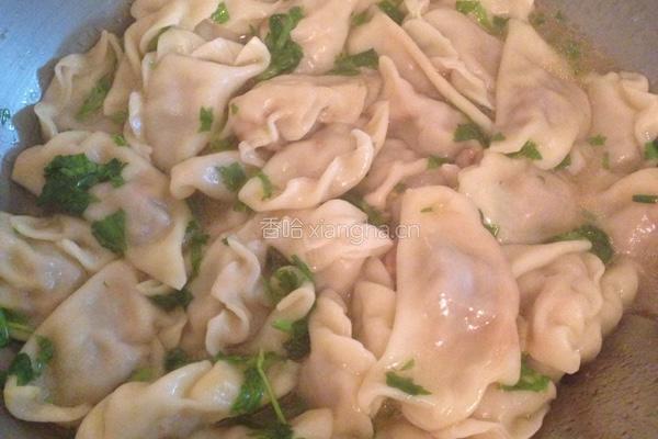 芹菜猪肉水饺的做法图解13
