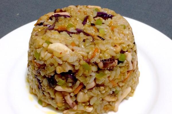 鱿鱼炒饭的做法图解9