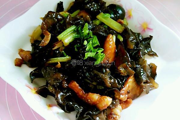 木耳炒肉片的做法图解10