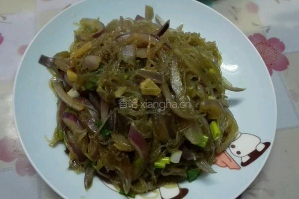 洋葱炒粉丝的做法图解8