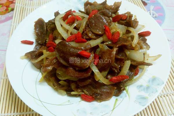 洋葱炒饿胗的做法图解8