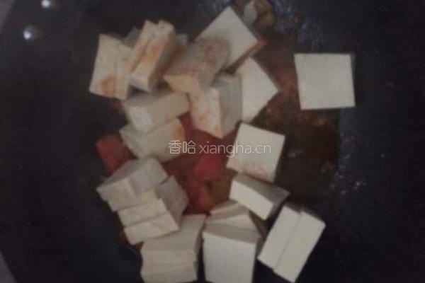 番茄炒豆腐的做法图解6