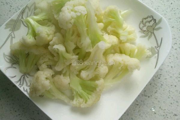蒜粒菜花的做法图解3