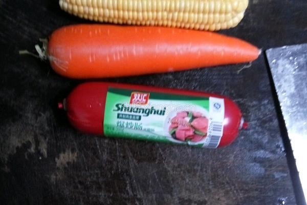 三色玉米的做法图解1