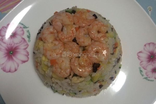 菠萝炒饭的做法图解9