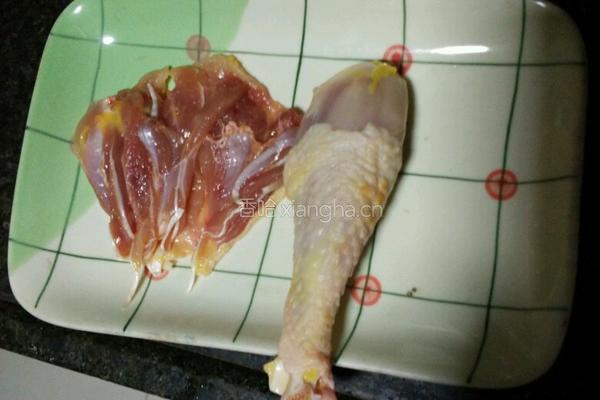 孜然鸡腿肉的做法图解1