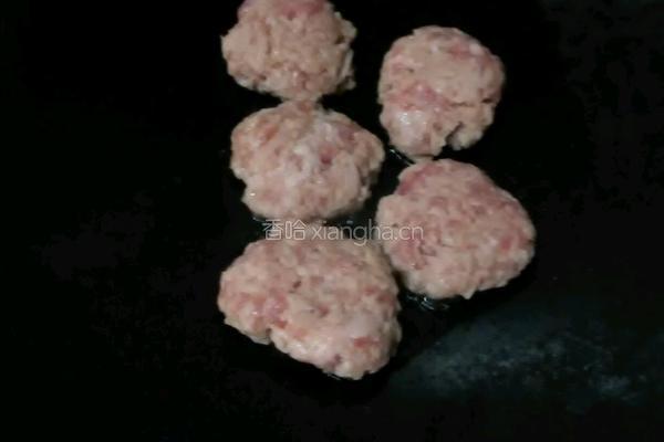 莲藕煎肉饼的做法图解5