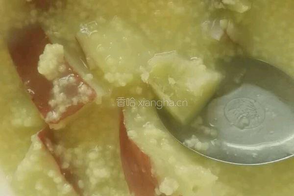 红薯地瓜粥的做法图解3