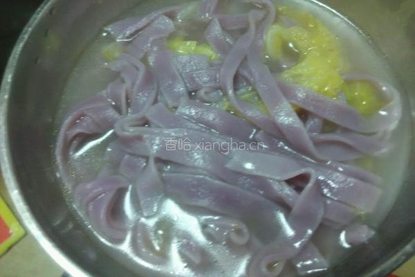 紫薯面条的做法图解10