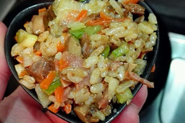 香煎米饭菜饼的做法图解7