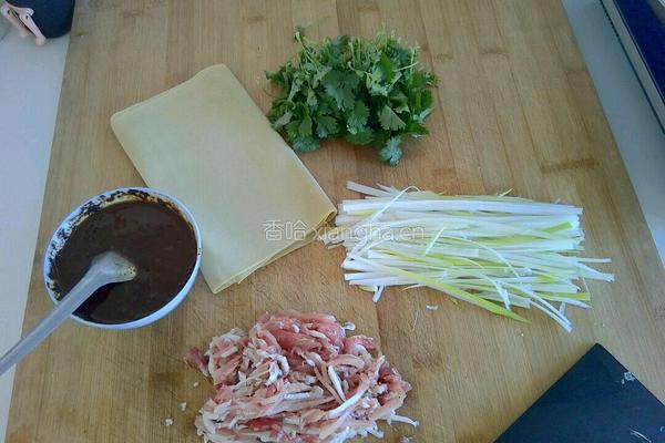 京酱肉丝的做法图解1