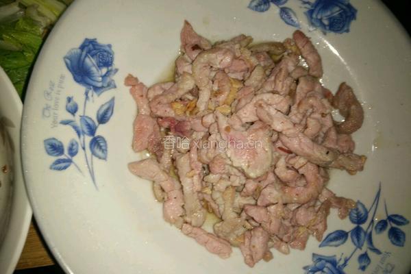 西芹胡萝卜炒双肉的做法图解2
