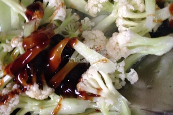 蚝油花菜的做法图解4