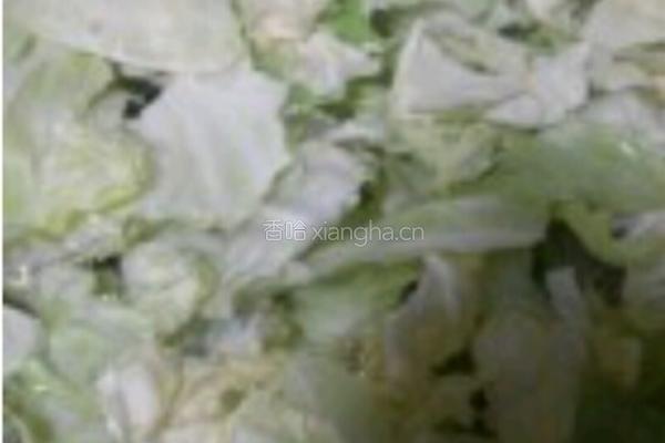 醋溜包菜的做法图解1