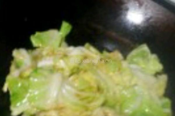 醋溜包菜的做法图解3