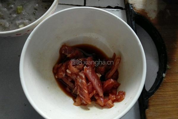 萝卜丝炒肉的做法图解2