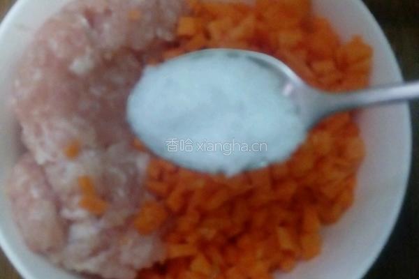 肉沫蛋卷的做法图解2
