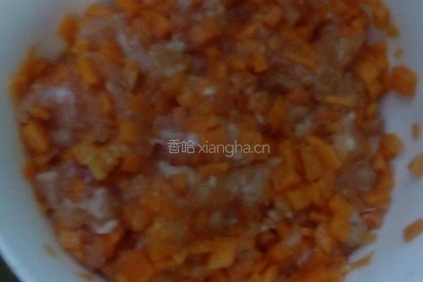 肉沫蛋卷的做法图解3