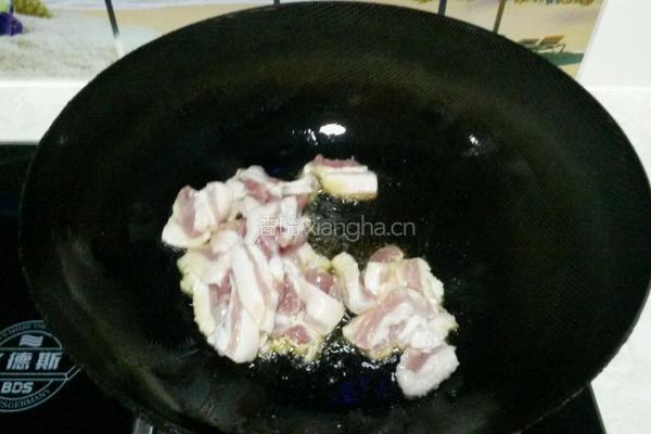 五花肉炖豆角的做法图解4