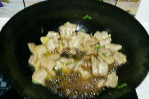 五花肉炖豆角的做法图解6