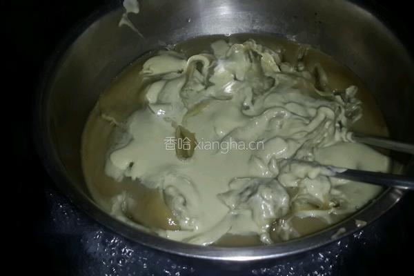 抹茶糯米糍的做法图解3