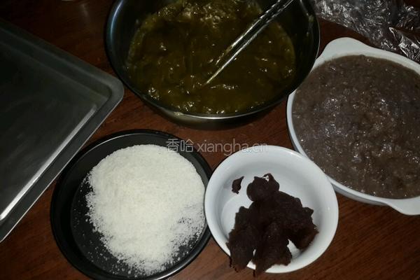 抹茶糯米糍的做法图解4