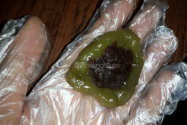 抹茶糯米糍的做法图解5