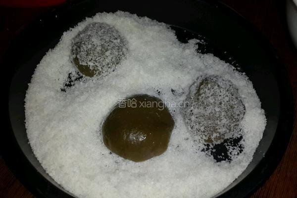 抹茶糯米糍的做法图解7