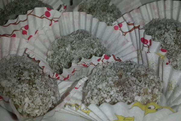 抹茶糯米糍的做法图解8