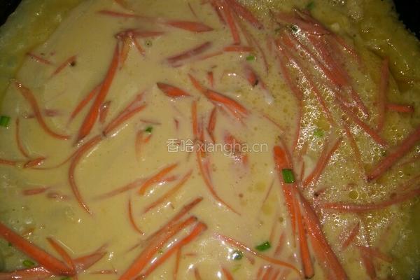 鸡蛋胡萝卜饼的做法图解5
