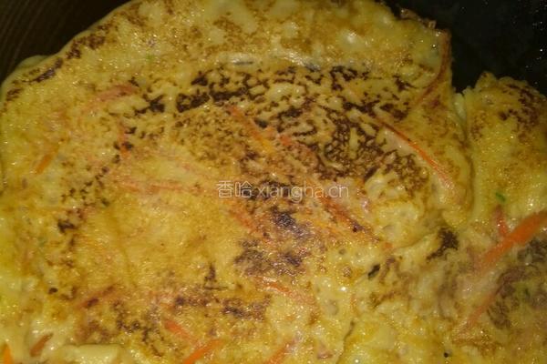 鸡蛋胡萝卜饼的做法图解6