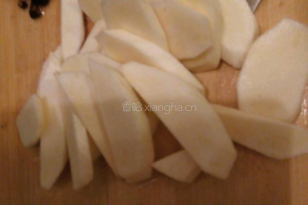 茭白肉片的做法图解1