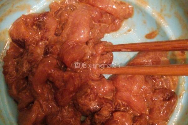 茭白肉片的做法图解2
