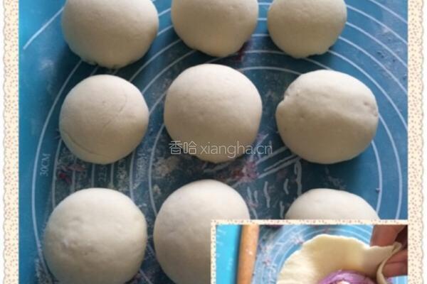 紫薯开花馒头的做法图解5