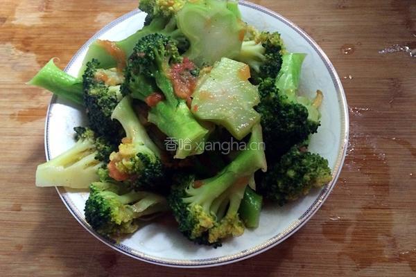 番茄炒西兰花的做法图解9