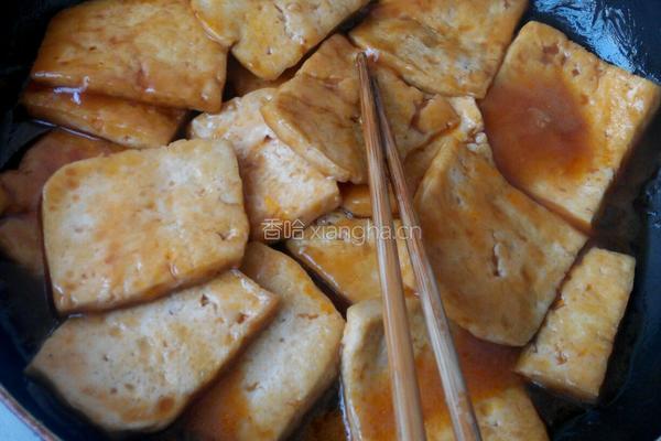 浇汁豆腐的做法图解7