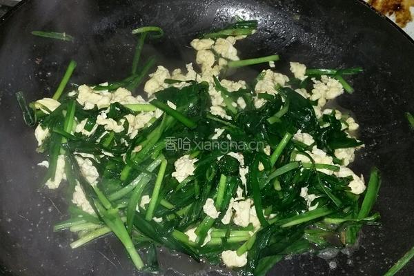 韭菜鸡蛋的做法图解5