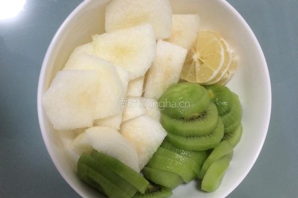 奇异果雪梨酵素的做法图解2