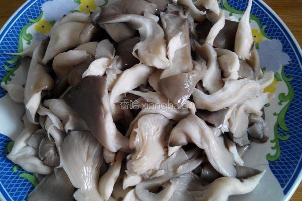 平菇炒肉的做法图解4