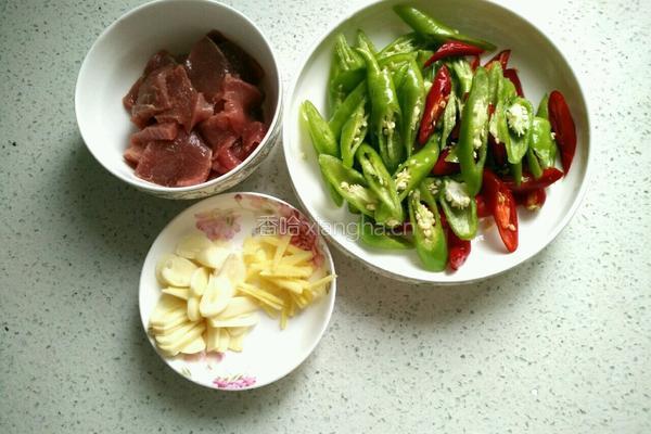 小炒牛肉的做法图解2