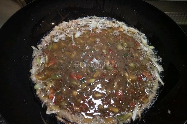乌鱼虾酱炒鸡蛋的做法图解11