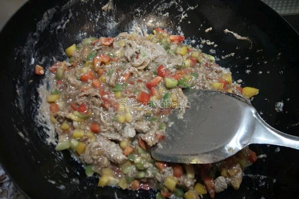 乌鱼虾酱炒鸡蛋的做法图解12