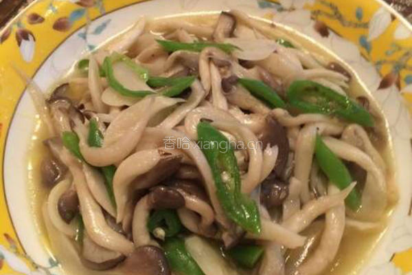 青椒鸡菇的做法图解8